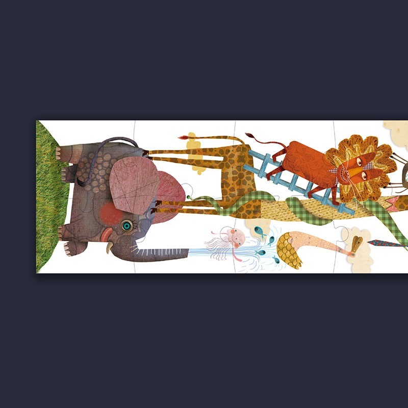 un rompecabezas muy largo